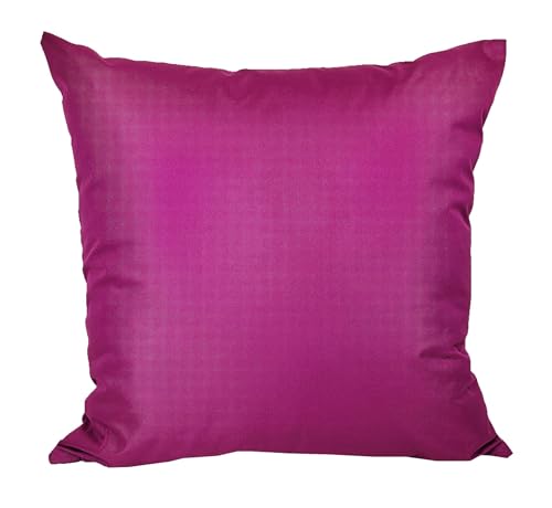 JACK 40x40cm Outdoor Lounge Kissen Dekokissen inkl. XXL-Füllung Wasserabweisend Sitzkissen Garten Stuhl Lotus Effekt, Farbe:Beere von JACK
