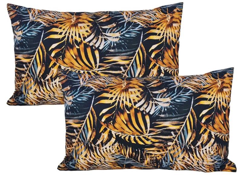 JACK Kissenbezüge 2er Set 30x50cm Motiv Outdoor Kissen Wasserfest, (2 Stück), 2x Kissenhülle, strapazierfähig, wasserabweisend, Innen & Außen von JACK