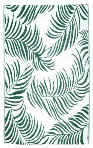 JACK Outdoor Teppiche Terrassenteppich Außenteppich 120x180cm Terrasse Balkon Teppich Garten Außen Lotus Effekt, Farbe:Dschungel Grün von JACK