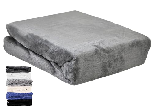 JACK Teddy Flausch Plüsch Spannbettlaken Cashmere Touch Weiß Grau Anthrazit Creme 90x190-100x200 / 140x200 / 180x200 cm, Farbe:Grau, Größe:140x200cm Spannbettlaken JACK Teddy Flausch Plüsch Spannbettlaken Cashmere Touch Weiß Grau Anthrazit Creme 90x190-100x200 / 140x200 / 180x200 cm, Farbe:Grau, Größe:140x200cm Spannbettlaken von JACK