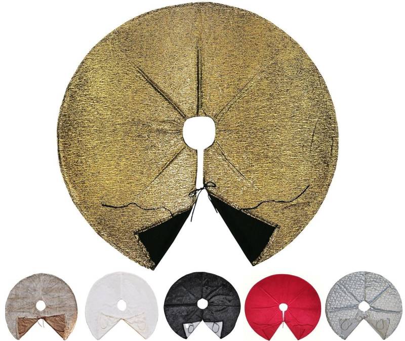 JACK Weihnachtsbaumdecke Kuschlige Christbaumdecke Rund Ø 120cm Weihnachtsbaumdecke Tannenbaum, Weihnachtsbaum Decke Unterlage Baumteppich Tannenbaumdecke von JACK