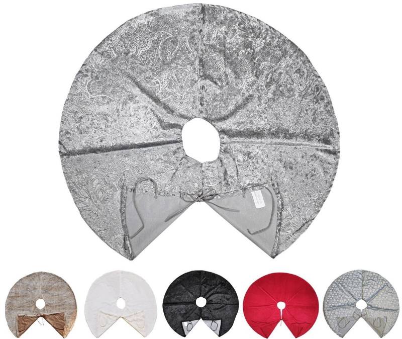 JACK Weihnachtsbaumdecke Kuschlige Christbaumdecke Rund Ø 120cm Weihnachtsbaumdecke Tannenbaum, Weihnachtsbaum Decke Unterlage Baumteppich Tannenbaumdecke von JACK