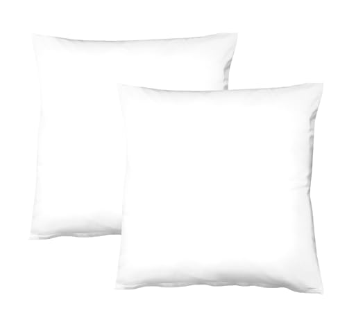 JACK by Fleuresse 2er Set Renforcé Kissenhülle Kissenbezug Dekokissen Baumwolle weich, Farbe:Weiß, Größe:40 x 80 cm JACK by Fleuresse 2er Set Renforcé Kissenhülle Kissenbezug Dekokissen Baumwolle weich, Farbe:Weiß, Größe:40 x 80 cm von JACK