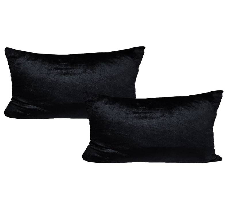 JACK Kissenbezüge 2er Set Kissenhülle Teddy Flausch Plüsch, (2 Stück), super flauschig, Couchkissen von JACK