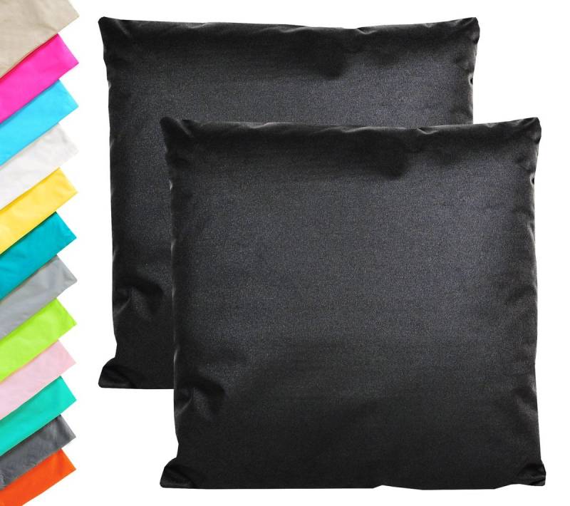 JACK Kissenbezüge JACK 2er Set Outdoor Kissenhülle Kissenbezug 45x45cm Wasserfest, (2 Stück), robust und strapazierfähig, Wasserabweisend, für Innen & Außen von JACK