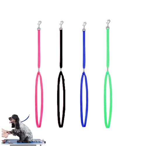 4 Stück Fellpflege-Schlaufen für Hunde, Haustiere, Baden, Haustierleine, Katzenbaden, Nylon-Fessel, Pet Leash, Haustier-Ieine, Haustierpflege, Tisch, Badewannenzubehör 4 Stück Fellpflege-Schlaufen für Hunde, Haustiere, Baden, Haustierleine, Katzenbaden, Nylon-Fessel, Pet Leash, Haustier-Ieine, Haustierpflege, Tisch, Badewannenzubehör von JACKANNA