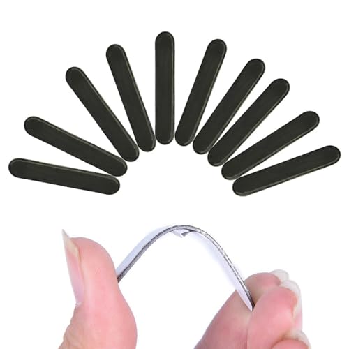 JACKANNA 10er-Set selbstklebendes Golf-Bleiband - Für Schwunggewicht an Golf- & Tennisschlägern - Hochdichtes Lead Tape mit präziser (Schwarz) von JACKANNA
