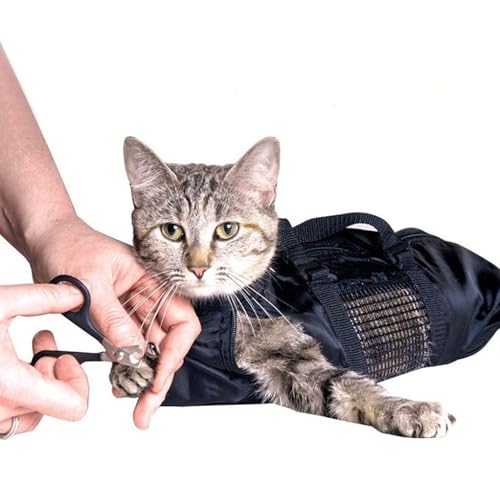 Katzen-Badetasche aus Netzstoff – Praktische Waschtasche für Haustiere mit Spritz- und Kratzschutz – Ideal für Baden, Pflege und Nageltrimmen Katzen-Badetasche aus Netzstoff – Praktische Waschtasche für Haustiere mit Spritz- und Kratzschutz – Ideal für Baden, Pflege und Nageltrimmen von JACKANNA
