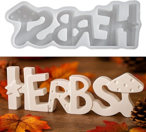 Silikonformen Gießformen Deko Herbst, Silikonform Herbst Kürbis Igel Gipsform zum Gießen Gießformen Silikon HERBST Buchstaben Gießform Kürbis Igel Kerzenformen für DIY Gips Kerzen (3) von JACKANNA
