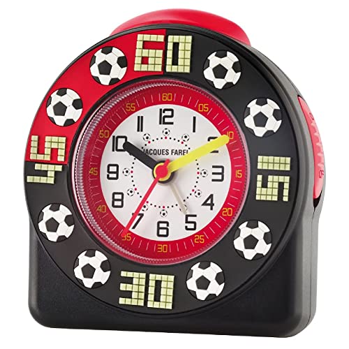 Jacques FAREL Kinderwecker Lernwecker Jungen Fußball Analog Quarz mit Licht und Snooze Alarm Schwarz Rot ACW 31 Jacques FAREL Kinderwecker Lernwecker Jungen Fußball Analog Quarz mit Licht und Snooze Alarm Schwarz Rot ACW 31 von JACQUES FAREL