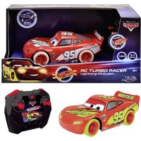 JADA TOYS 203084035 Cars Glow Racers Lightning McQueen 1:24 RC Einsteiger Modellauto Elektro Straße von JADA TOYS