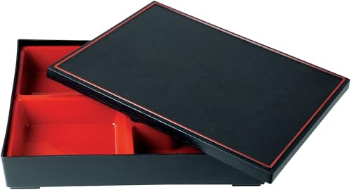 JADE TEMPLE Bento Box schwarz mit Deckel - 1 Set von JADE TEMPLE