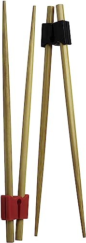 JADE TEMPLE Essstäbchen Bambus mit Helfer L=22,5 cm - 20 x 1 Paar von JADE TEMPLE