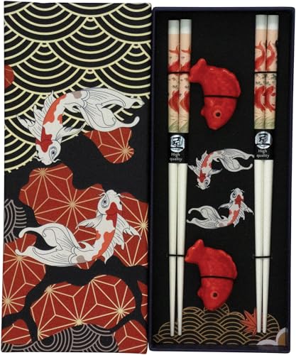 JADE TEMPLE Essstäbchenset Fisch Bänkchen rot - 1 Set JADE TEMPLE Essstäbchenset Fisch Bänkchen rot - 1 Set von JADE TEMPLE