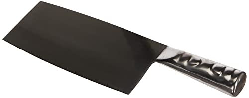 JADE TEMPLE Hackmesser mit Metallgriff, stainless steel, 18,5 cm lange Klinge, 1 x Hackmesser von JADE TEMPLE