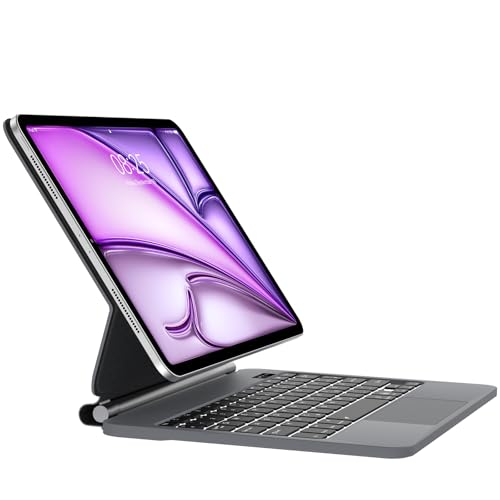 JADEMALL Magic Keyboard iPad Air 13 M2 2024 - Freischwebendes Stand Design, Beleuchtete Magische Tastatur mit Shortcut Tasten & Trackpad für iPad Air 13 M2 2024 JADEMALL Magic Keyboard iPad Air 13 M2 2024 - Freischwebendes Stand Design, Beleuchtete Magische Tastatur mit Shortcut Tasten & Trackpad für iPad Air 13 M2 2024 von JADEMALL