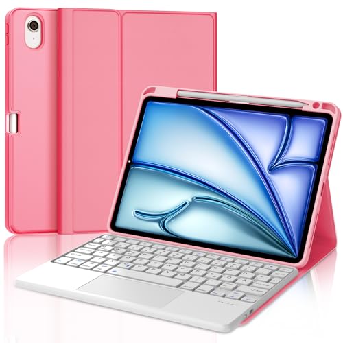 JADEMALL Tastatur iPad AIR 11 - Kabellose Tastatur mit Touchpad für iPad AIR 11 m2 2024/ Air 11 m3 2025,Schutzhülle mit Pencil Halter, QWERTZ Deutsches JADEMALL Tastatur iPad AIR 11 - Kabellose Tastatur mit Touchpad für iPad AIR 11 m2 2024/ Air 11 m3 2025,Schutzhülle mit Pencil Halter, QWERTZ Deutsches von JADEMALL