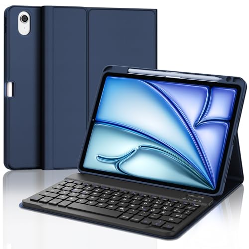 JADEMALL Tastatur iPad AIR 11 m2 - Kabellose Tastatur für iPad AIR 11 m2 2024/Air 11 m3 2025,Schutzhülle mit Pencil Halter, QWERTZ Deutsches JADEMALL Tastatur iPad AIR 11 m2 - Kabellose Tastatur für iPad AIR 11 m2 2024/Air 11 m3 2025,Schutzhülle mit Pencil Halter, QWERTZ Deutsches von JADEMALL