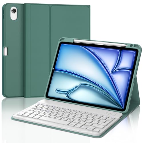 JADEMALL Tastatur iPad AIR 11 m2 - Kabellose Tastatur für iPad AIR 11 m2 2024/Air 11 m3 2025,Schutzhülle mit Pencil Halter, QWERTZ Deutsches JADEMALL Tastatur iPad AIR 11 m2 - Kabellose Tastatur für iPad AIR 11 m2 2024/Air 11 m3 2025,Schutzhülle mit Pencil Halter, QWERTZ Deutsches von JADEMALL