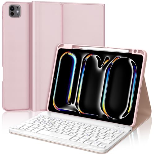 JADEMALL Tastatur iPad Pro 11 M4 - Kabellose Tastatur für iPad Pro 11 5. Gen 2024,Schutzhülle mit Pencil Halter, QWERTZ Deutsches JADEMALL Tastatur iPad Pro 11 M4 - Kabellose Tastatur für iPad Pro 11 5. Gen 2024,Schutzhülle mit Pencil Halter, QWERTZ Deutsches von JADEMALL