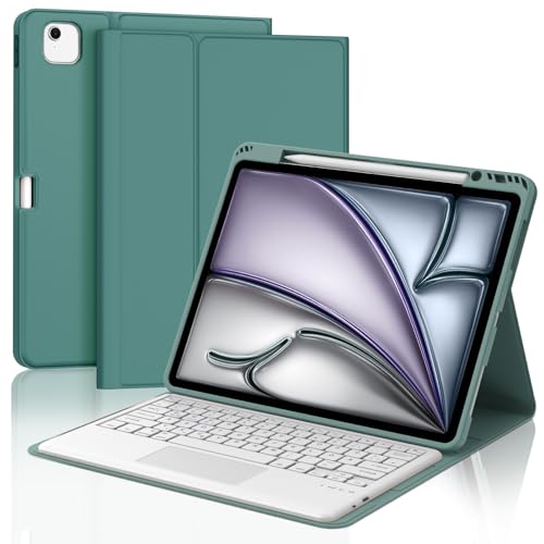 JADEMALL Tastatur iPad Pro 13 - Kabellose Tastatur mit Touchpad für iPad Pro 13 M4 2024,Schutzhülle mit Pencil Halter, QWERTZ Deutsches JADEMALL Tastatur iPad Pro 13 - Kabellose Tastatur mit Touchpad für iPad Pro 13 M4 2024,Schutzhülle mit Pencil Halter, QWERTZ Deutsches von JADEMALL