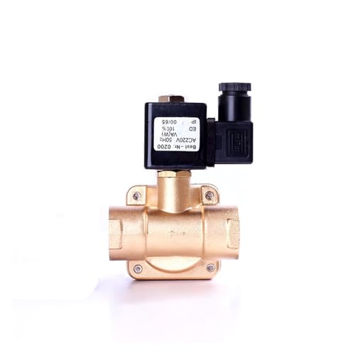 1" normalerweise geschlossenes Messing-Hochdruck-16-Bar-Magnetventil 110V 24V 12V 24V(BSP_240VAC_VITON-SEAL) von JADERY