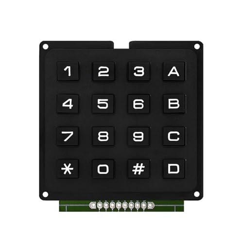 JADEWaa 4x4 Matrixes Array 16-Tasten-Tastaturmodul 16-Tasten-Membrantasten-Tastatur elektrisch JADEWaa 4x4 Matrixes Array 16-Tasten-Tastaturmodul 16-Tasten-Membrantasten-Tastatur elektrisch von JADEWaa