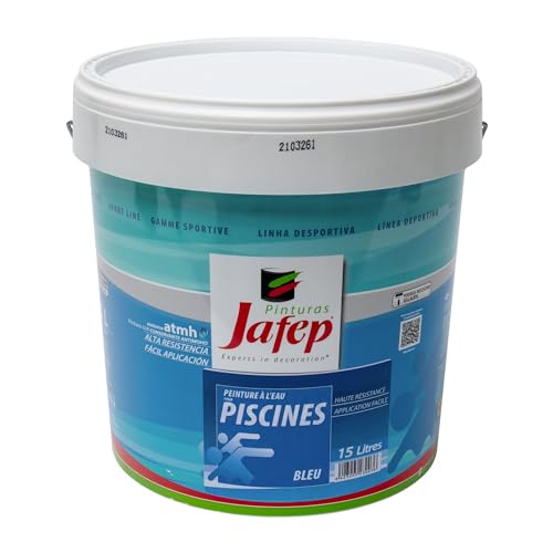 Jafep Acrylfarbe auf Wasserbasis für Pool (15 Liter, weiß) von JAFEP