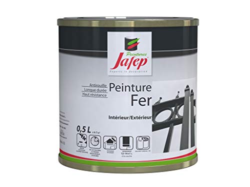 Peintures Jafep 037910330 Peinture Fer Anti-Rouille, Saulegrün, 0,5 l von JAFEP