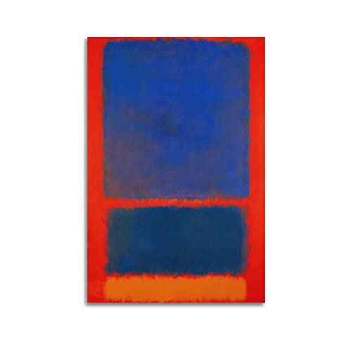 JAHER Mark Rothko Paintings Artworks - (ohne Titel – 117) Poster, Wandkunst, Geschenke, Schlafzimmerdrucke, Heimdekoration, hängendes Bild, Leinwandgemälde, 60 x 90 cm von JAHER