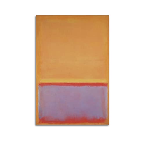 JAHER Mark Rothko Paintings Artworks - (ohne Titel – 50) Poster, Bilddruck, Leinwand, Wandfarbe, Kunstdekoration, moderne Heimkunstwerke, Geschenkidee, 30 x 45 cm von JAHER