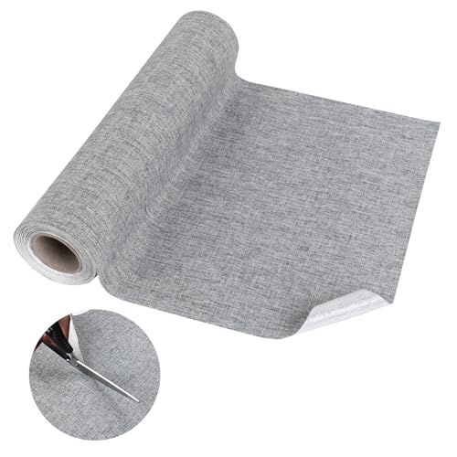 Flicken Selbstklebend Stoff 30cm x 2m Leinen Patches Selbstklebend Autositz Reparaturset Stoff Klebestoffflicken Perfekt für Sofas, Autositze, Möbel, Vorhänge von JAHOMFAI