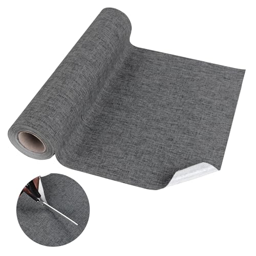 Flicken Selbstklebend Stoff 30cm x 2m Leinen Patches Selbstklebend Autositz Reparaturset Stoff Klebestoffflicken Perfekt für Sofas, Autositze, Möbel, Vorhänge von JAHOMFAI