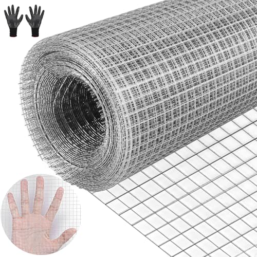 Nagergitter Drahtgitterplatten, verzinkte Drahtgitterrolle, Nagergitter, Absperrung von Ratten, Maus, Eichhörnchen und Vögeln, interne und externe Schädlingsbekämpfung(400 mm x 6 m) (80cm x 5m) von JAHOMFAI