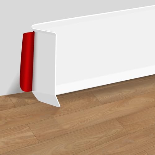PVC Weichsockelleiste Selbstklebende Sockelleiste, Knickleiste, Flexible skirting Board Trim von JAHOMFAI