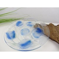 26 cm Glasteller Schale Mit Blauen Tulpen, Glasplatte Für Kleinen Kuchen, Volegeplatte Servierplatte Frühlingsblumen, Servierteller 80S 26 cm Glasteller Schale Mit Blauen Tulpen, Glasplatte Für Kleinen Kuchen, Volegeplatte Servierplatte Frühlingsblumen, Servierteller 80S von JAHRZEHNTE