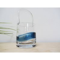 Blaue Henkelschale Korbschale, Eiswürfel Glashütten Glas, Oliver's Keksdose, Plätzchendose, Gebäckdose, Zeitlose Wohndeko, Festliche Tafel Blaue Henkelschale Korbschale, Eiswürfel Glashütten Glas, Oliver's Keksdose, Plätzchendose, Gebäckdose, Zeitlose Wohndeko, Festliche Tafel von JAHRZEHNTE