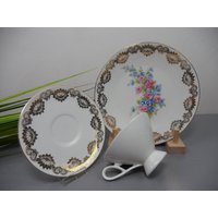 Vintage Sammelgedeck Von Bareuther Waldsassen, 70S Sammeltasse, Altes Kaffeegedeck Mit Golddekor Und Rosa Rosen, Teegedeck Blumendekor Vintage Sammelgedeck Von Bareuther Waldsassen, 70S Sammeltasse, Altes Kaffeegedeck Mit Golddekor Und Rosa Rosen, Teegedeck Blumendekor von JAHRZEHNTE