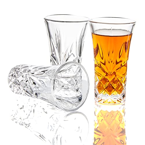 JAIEF Tequila-Gläser mit schwerem Boden | Schnapsgläser 5.8cl (3 Stück) von JAIEF
