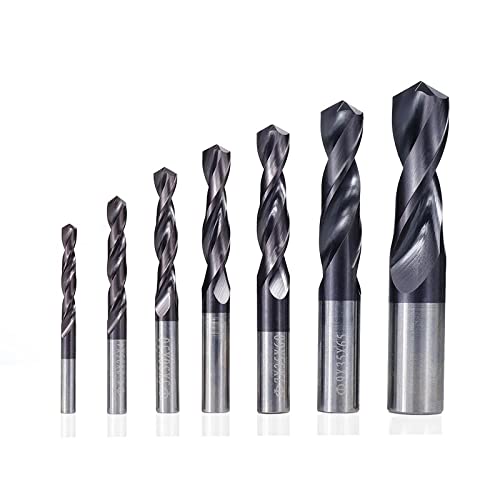 1pc Hartmetallbohrer 1,0-12mm Spiralbohrer VAPO-beschichteter Edelstahl Wolfram Gun Bohrer für CNC-Drehmaschine-1 Stück 6x33x55 von JAINGU