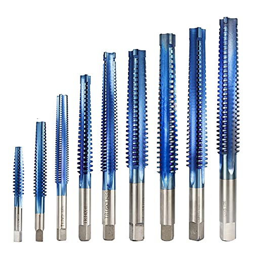 1pc Nano Blue Coating Trapezgewindebohrer für Metall TR8-TR26 HSS Maschinengewindebohrer Bohrer Rechts/Links Gewindebohrer-TR12x2 Linkshänder von JAINGU