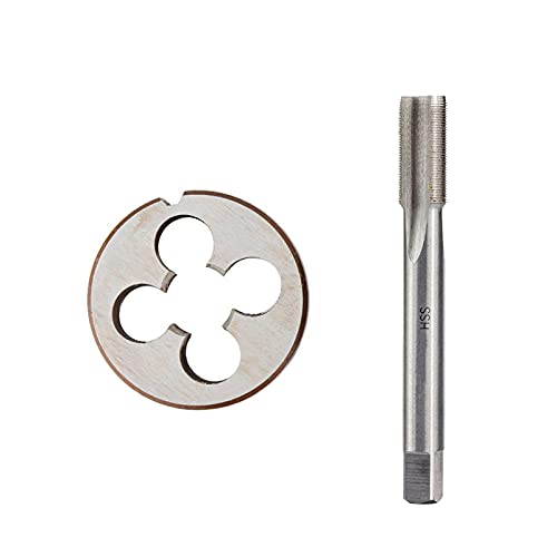 2 STÜCKE M3-M15 RECHTE HAND TAP TAP UND DIE SET Metrischen Stecker Tap Die HSS-Maschine-Gewindewerkzeug-Schraubgewinde-Tap-Bohrmaschine-2 stücke M12x1.25 Set. von JAINGU