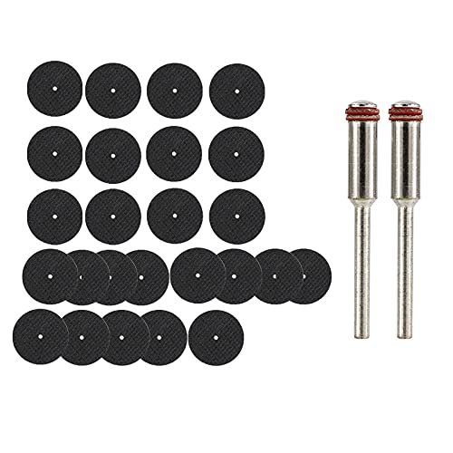 20 stücke 2,35mm / 3,0mm Schaft Harzfaser Schneidscheibe Metallschnitt Mini Sägeblatt Rotary Tools Accessorie Kit Schneidrad-27 stücke 2,35mm Schaft von JAINGU