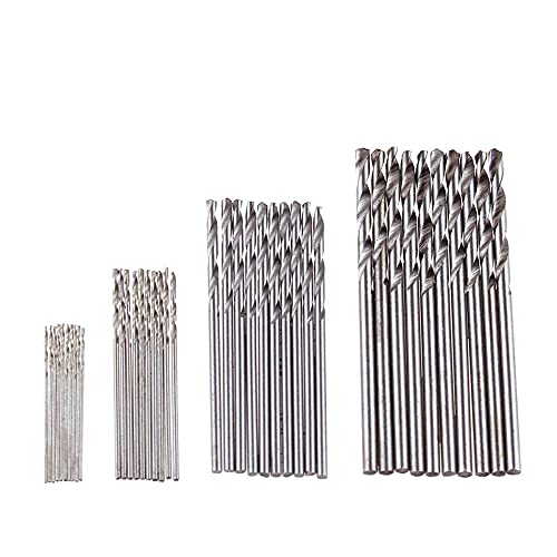 40 stücke HSS Mini Bohrer Twist Bohrer Set für Holzbearbeitung Kunststoff und Aluminium Elektrische Bohrmaschine 0 5mm 0 8mm 1 5mm 2 0mm von JAINGU