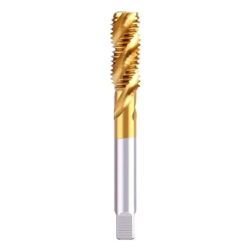 JAINGU 1pc HSS Stahlgewindebohrer Titanbeschichteter Spiralgewindebohrer M2-M18 Maschinensteckgewindebohrer HSS 6542 Gewindebohrer Gewindebohrer,M14x1,5 von JAINGU