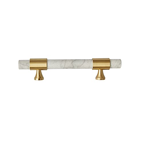 JAIOLUN123 Marmor Schrank Schubladengriff Möbel Türgriff Schubladengriffe, für Zuhause Küche Badezimmer Schlafzimmer Kleiderschrank Ankleideschrank Hardware,mit Schrauben (Hole distance 128mm) von JAIOLUN123