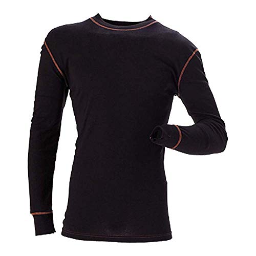 JAK Workwear 11-6001-012-06 Modell 6001 Coolmax Active Funktionsunterhemd mit Rundem Kragen, Schwarz, 3XL Größe von JAK Workwear