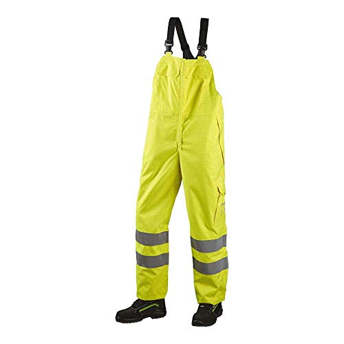 JAK Workwear 12-12137-073-04 Modell 12137 EN ISO 1149-5 High Performance Latzhose, Gelb, XL Größe von JAK Workwear