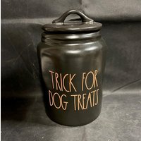 Keramik Rae Dunn Halloween Saisonaler Hunde Leckerli Küchenbehälter von JAKRLLC