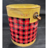 Vintage The Skotch Kooler Schwarz Und Rot Kariert 4 Gallon Deluxe Von Hamilton von JAKRLLC
